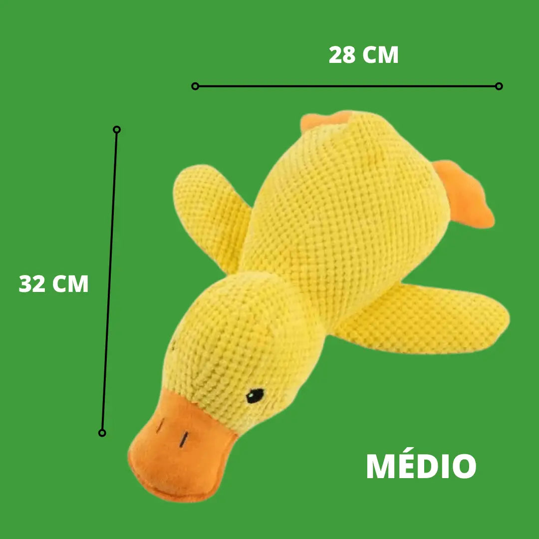 Brinquedo de pelúcia pato para cães Conforto e diversão | Caprioli Inter brinquedo