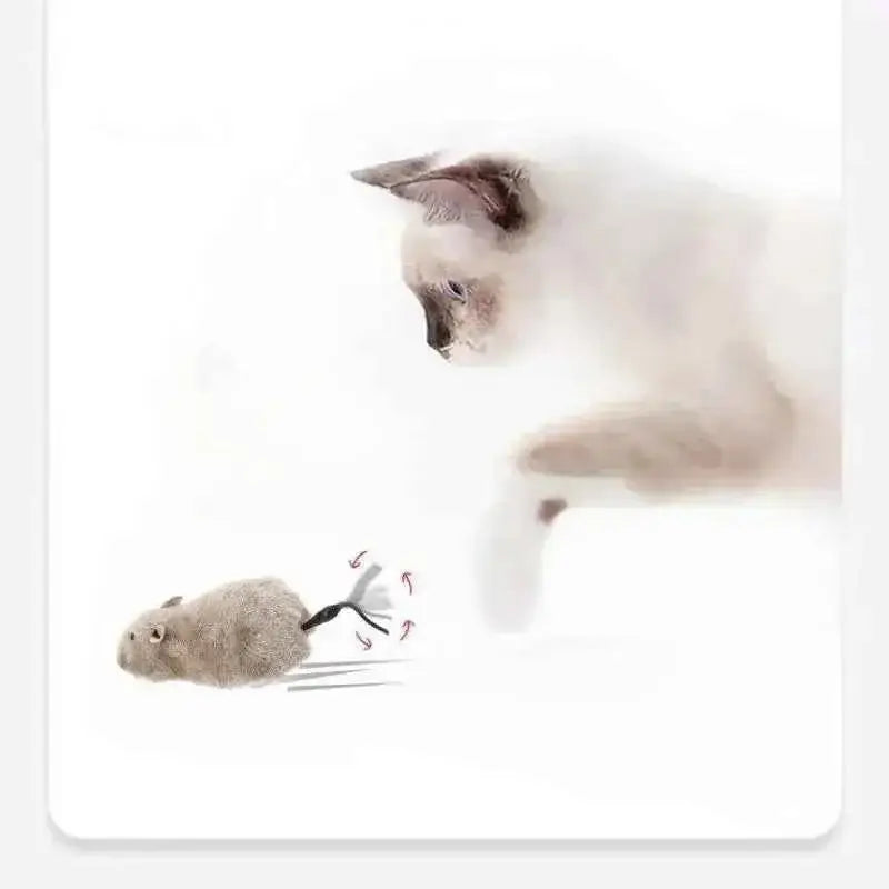 Brinquedo de Rato Realista para Gatos Diversão e Exercício | Caprioli Shop brinquedos gatos
