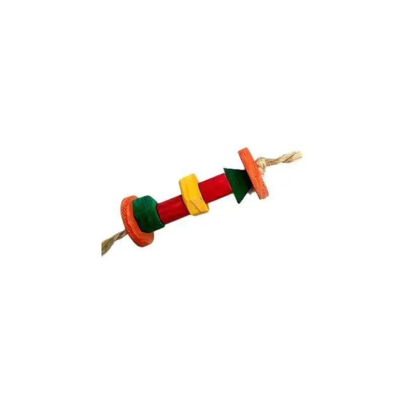 Brinquedo Roedores Cenoura Pinus + Carretel Colorido Natural Saúde Dentes | Caprioli Shop Brinquedos para roedores
