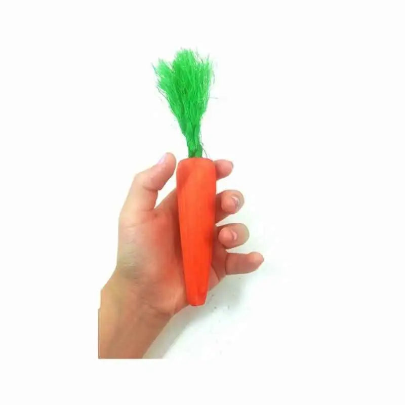 Brinquedo Roedores Cenoura Pinus + Carretel Colorido Natural Saúde Dentes | Caprioli Shop Brinquedos para roedores