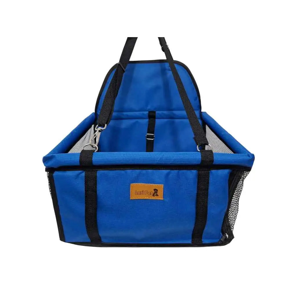 Cadeirinha Pet de Carro Conforto e Segurança | Caprioli Shop bolsa transporte AZUL ROYAL