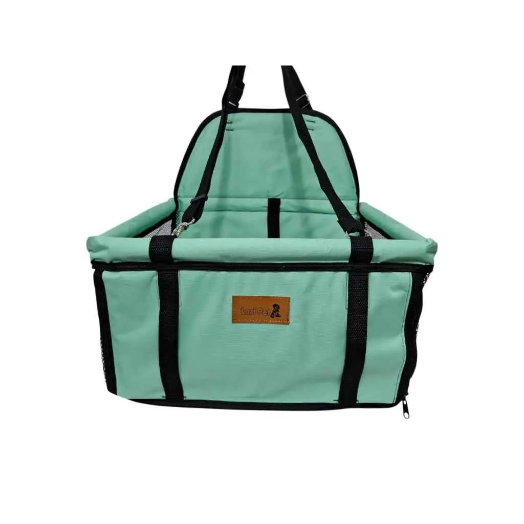 Cadeirinha Pet de Carro Conforto e Segurança | Caprioli Shop bolsa transporte VERDE BANDEIRA