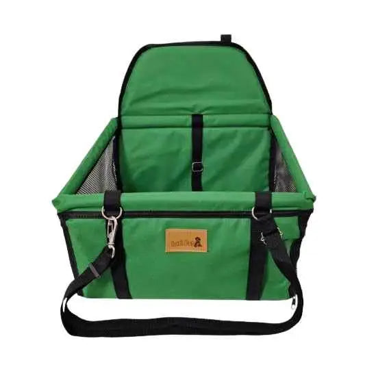 Cadeirinha Pet de Carro Conforto e Segurança | Caprioli Shop bolsa transporte VERDE ÁGUA