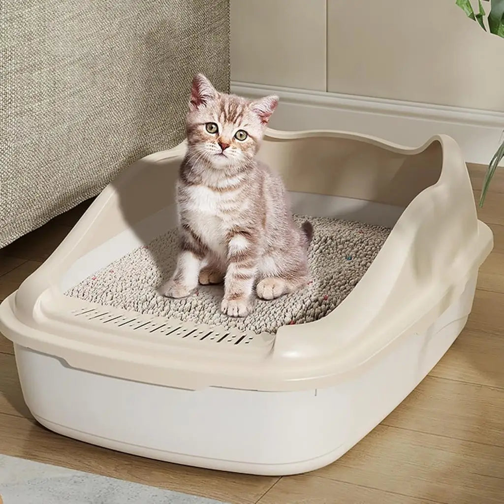 Caixa de Areia Furba Gigante com Pá Conforto e Elegância para Gatos | Caprioli Shop caixa areia limpeza