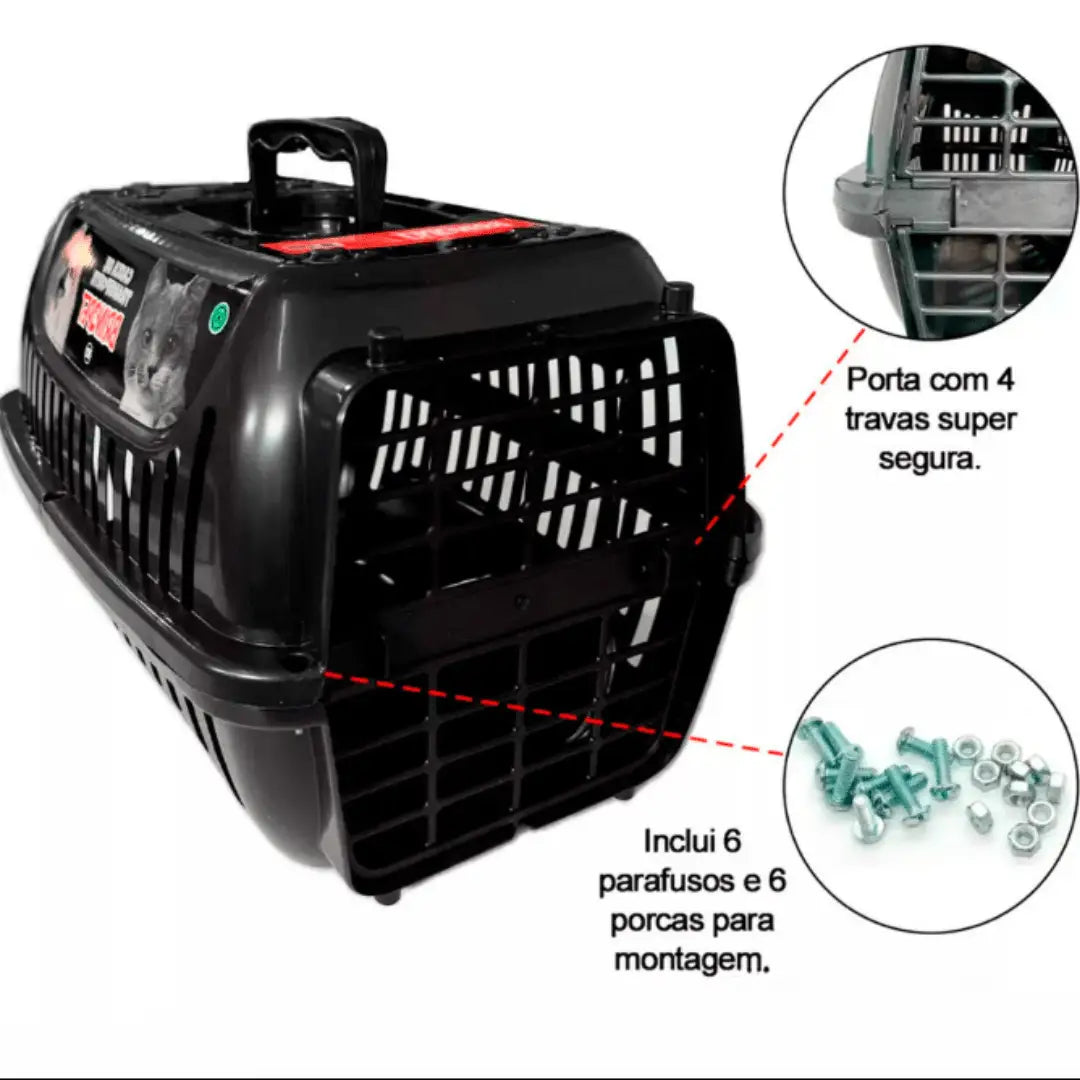Caixa de Transporte para Gatos Segura e Estilosa | Caprioli Shop transporte gatos