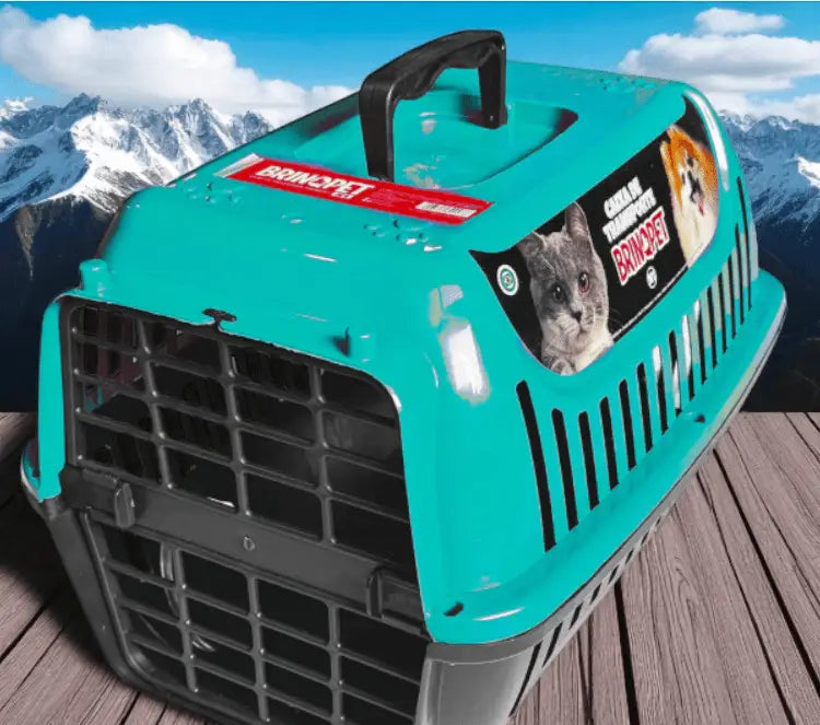 Caixa de Transporte para Gatos Segura e Estilosa | Caprioli Shop transporte gatos VERDE / Nº1