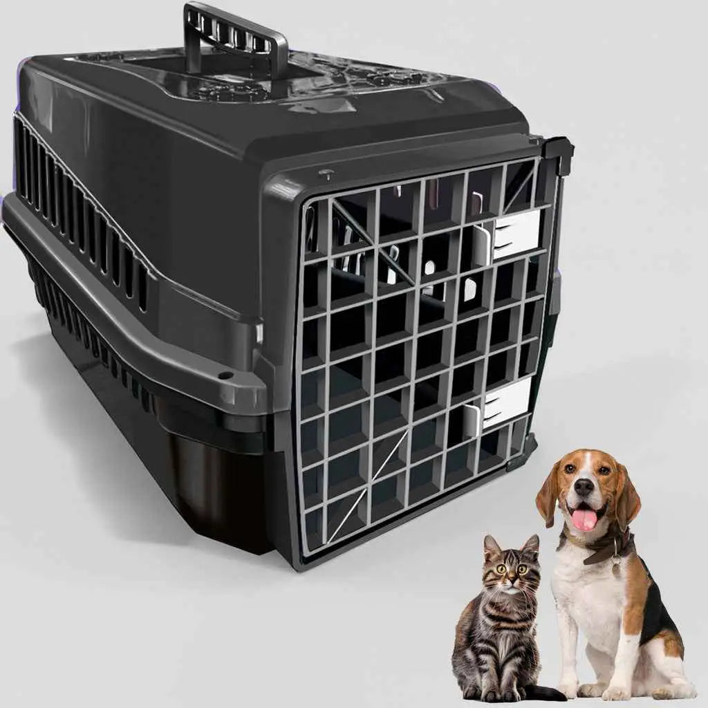 Caixa de Transporte Pet Elegante e Segura | Caprioli Shop para cachorro Preto