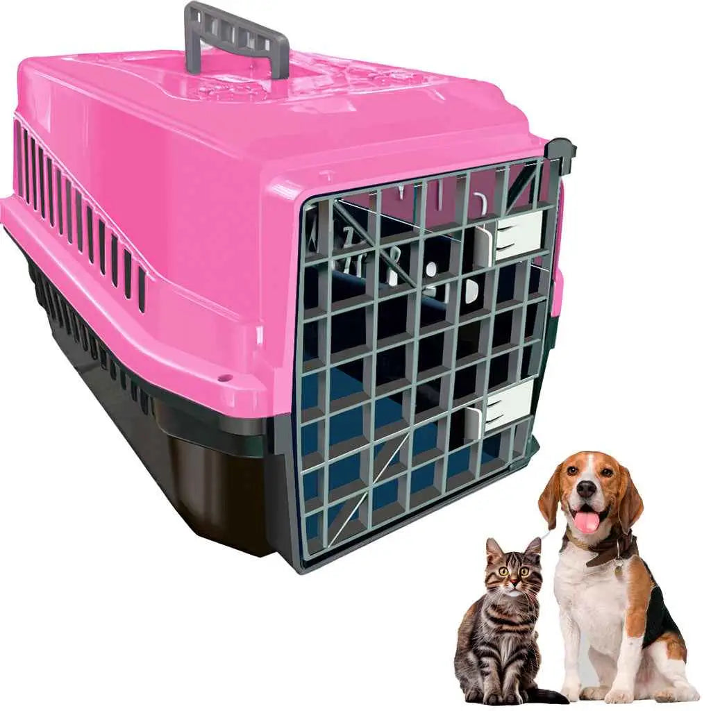 Caixa de Transporte Pet Elegante e Segura | Caprioli Shop para cachorro Rosa