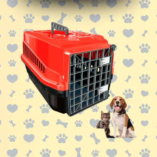 Caixa de Transporte Pet Elegante e Segura | Caprioli Shop para cachorro Vermelho
