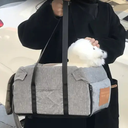 Cama de Carro para Pets Conforto e Segurança | Caprioli Shop bolsa transporte