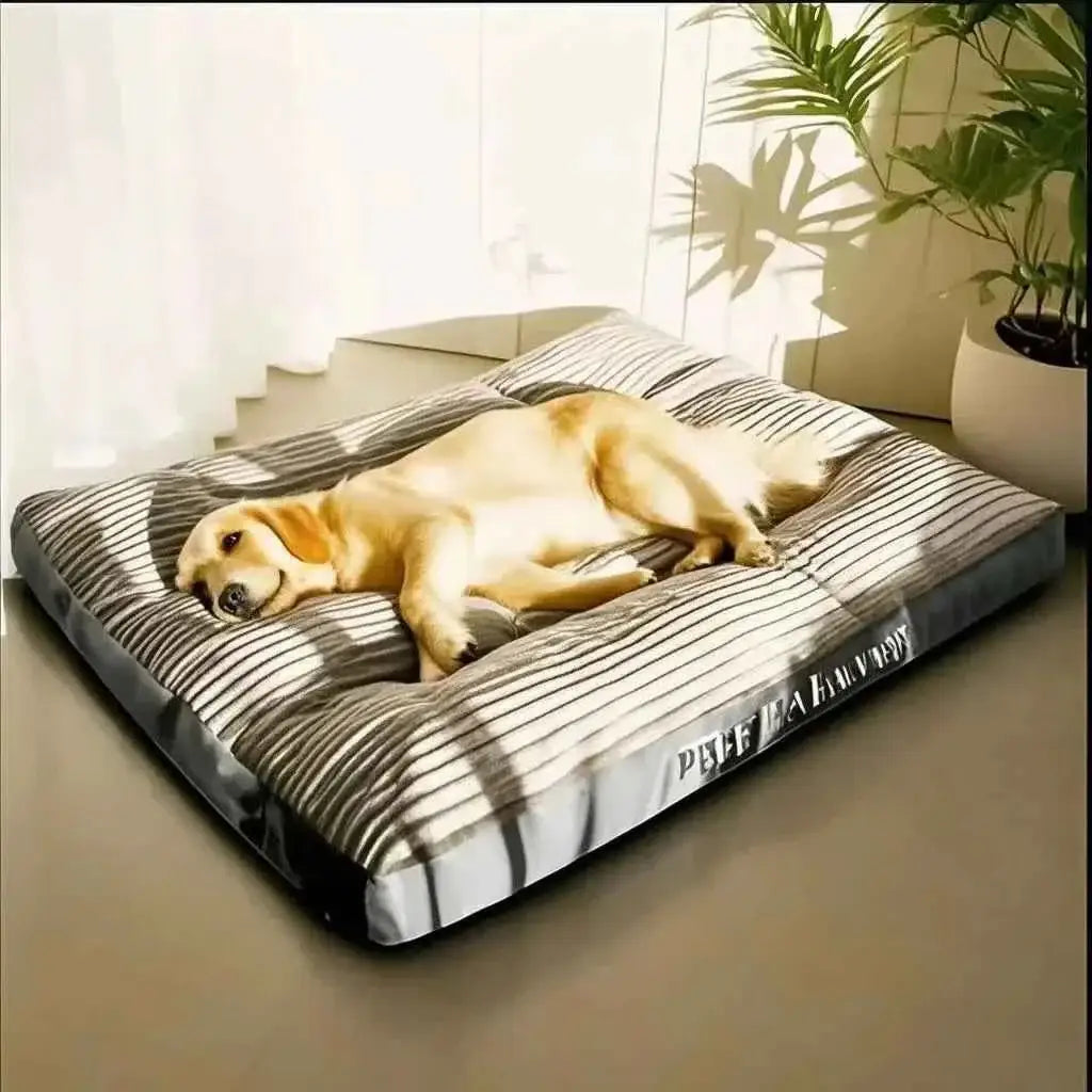 Cama Grande para Cães Conforto e Estilo Sofisticado | Caprioli Inter Acessórios Pets Light gray / XXXL 115x80x7cm