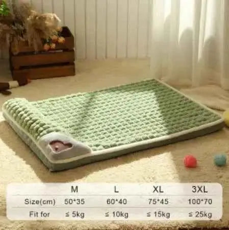 Cama Ortopédica Lavável para Pets Conforto Premium | Caprioli Inter Acessórios Green / L 60x40cm