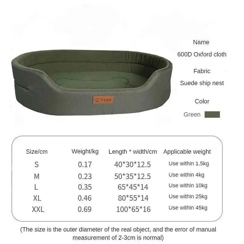 Cama Sofá Fluffy para Pets Conforto e Estilo | Caprioli Inter Acessórios Green / L 65x45cm