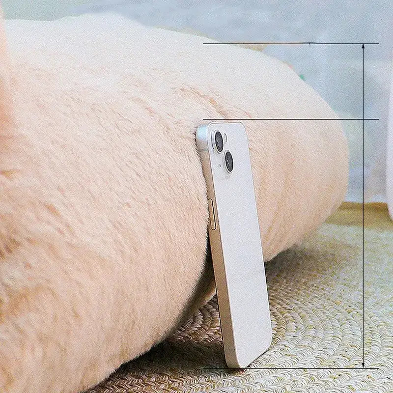 Cama sofá pet removível antiderrapante em coral | Caprioli Inter Acessórios para Pets