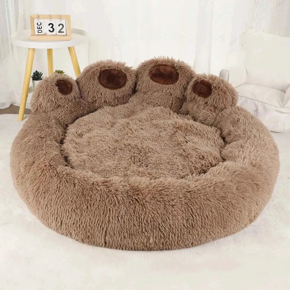 Cama Sofisticada para Cães Conforto Premium | Caprioli Inter caminha e casinha cachorro Coffee / M 60cm