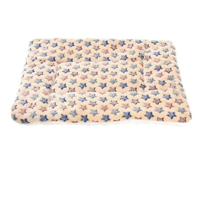 Cama tapete para pets em algodão com várias cores e tamanhos | Caprioli Inter Caminha casinha Cachorro Cáqui / P