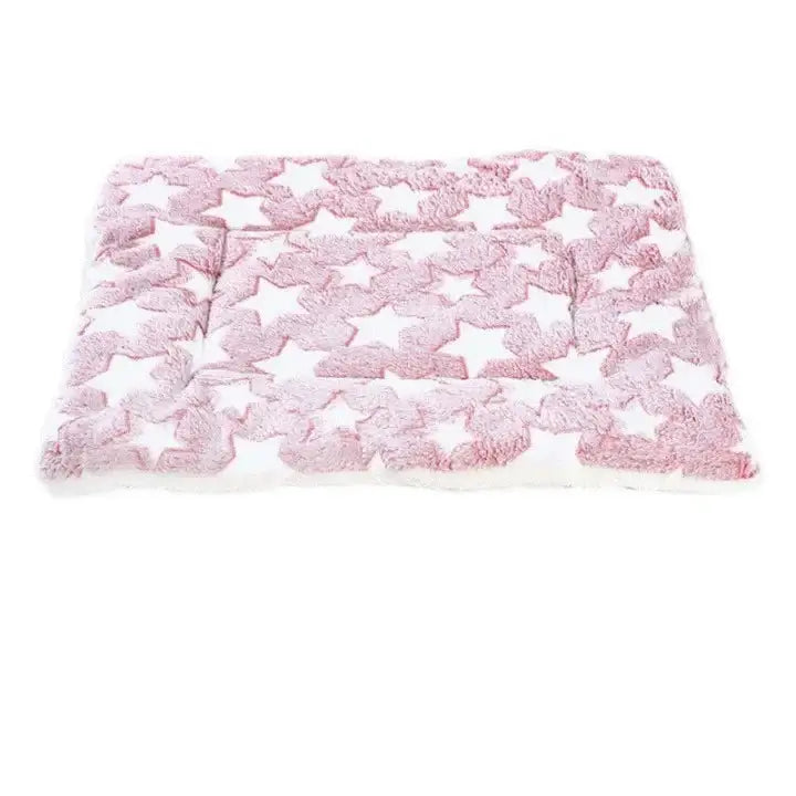 Cama tapete para pets em algodão com várias cores e tamanhos | Caprioli Inter Caminha casinha Cachorro Rosa / P