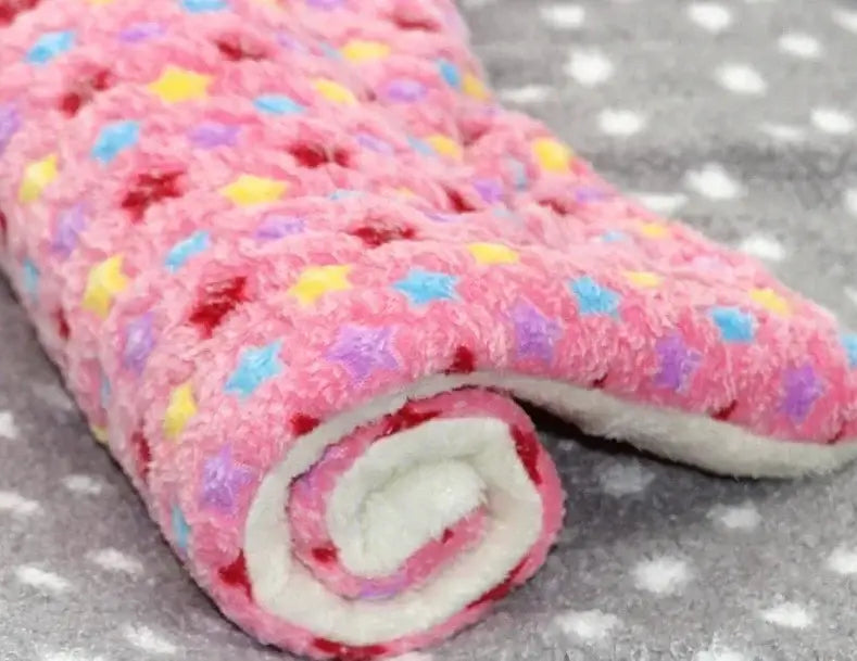 Cama tapete para pets em algodão com várias cores e tamanhos | Caprioli Inter Caminha casinha Cachorro Rosa pink / P