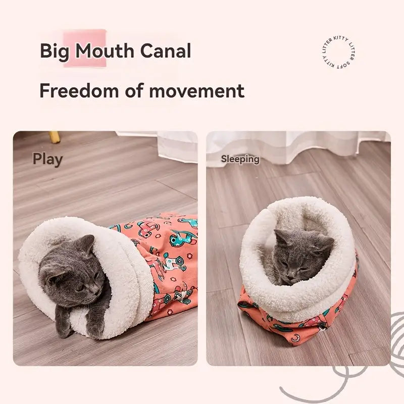 Caminha tipo Saco de dormir para Gatos | Caprioli Inter caminhas e casinhas gatos