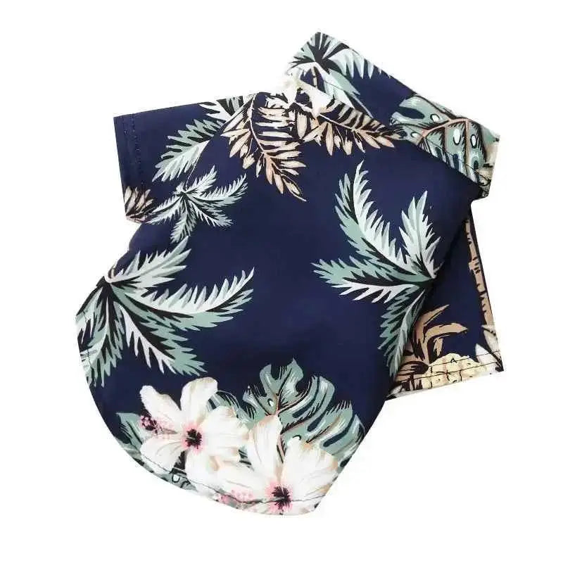 Camisa Havaiana para Cães Estilo e Conforto de Verão | Caprioli Shop Acessórios Pets Black Coconut tree / M