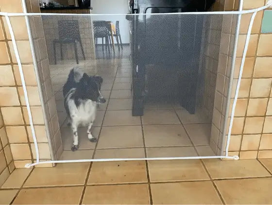 Cerca Divisória para Cachorros Branca Elegância e Praticidade | Caprioli Inter Acessórios Pets PPP 60cm X 72cm