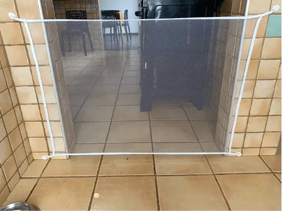 Cerca Divisória para Cachorros Branca Elegância e Praticidade | Caprioli Inter Acessórios Pets M 72cm X 115cm