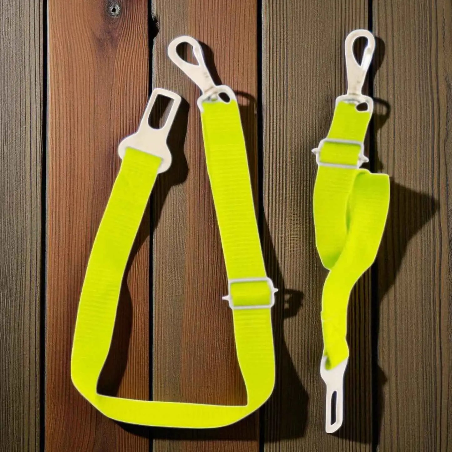 Cinto de Segurança Ajustável para Pets Viagens Seguras | Caprioli Shop AMARELO NEON
