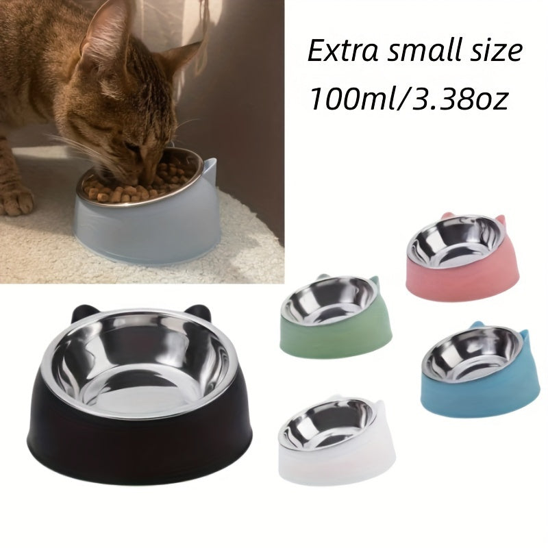 Tigela Inox Oblíqua para Cães e Gatos | Caprioli