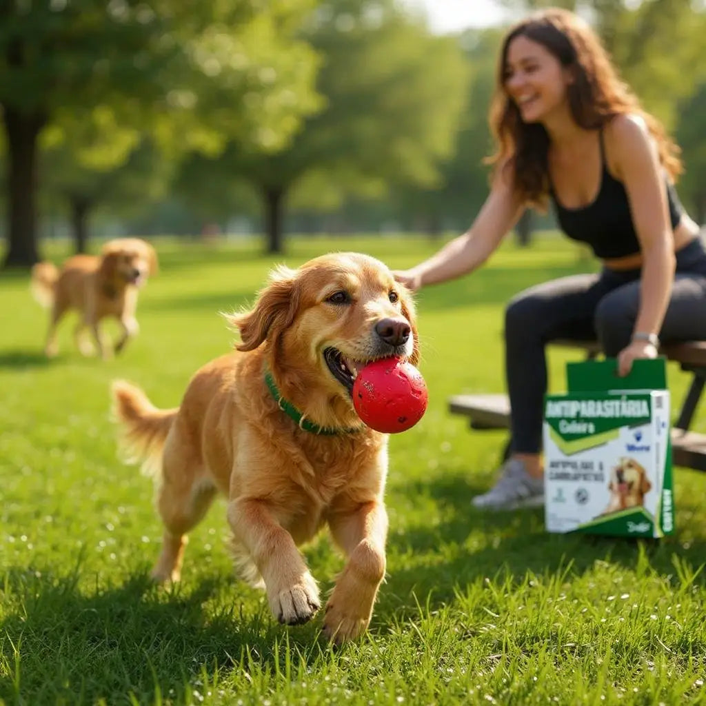 Coleira Antipulgas Ajustável para Cães Proteção Premium | Caprioli Shop antipulgas cachorro 1 Unidade