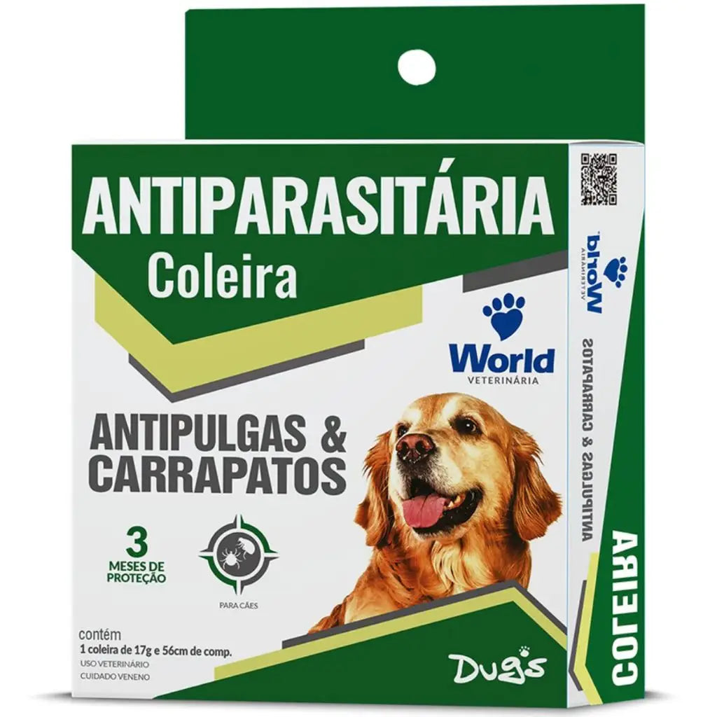 Coleira Antipulgas Ajustável para Cães Proteção Premium | Caprioli Shop antipulgas cachorro 1 Unidade