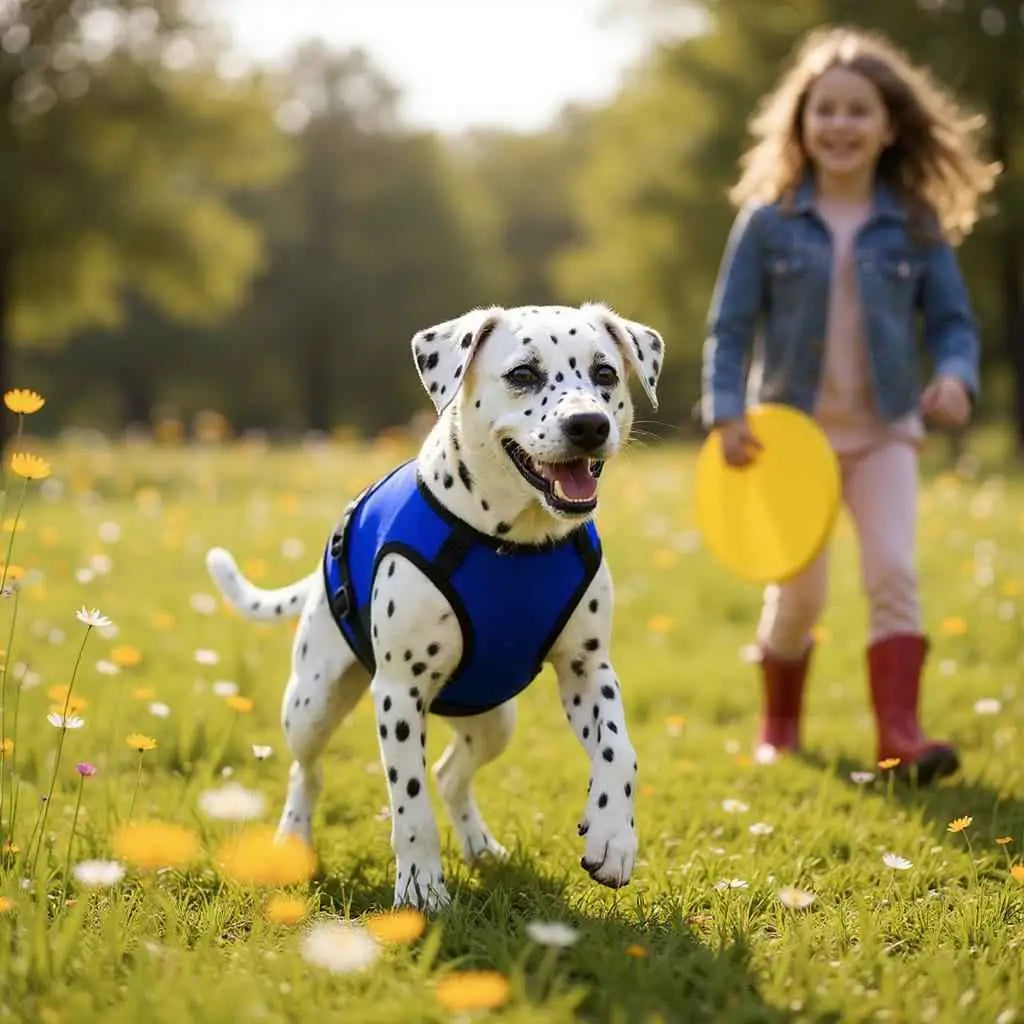 Coleira Peitoral Antipuxão para Cachorros Grandes | Caprioli Inter - Acessórios Pets - Azul / PP