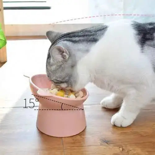 Comedouro Elevado Anti Engasgo Ergonômico para Pets | Caprioli Shop e Bebedouro