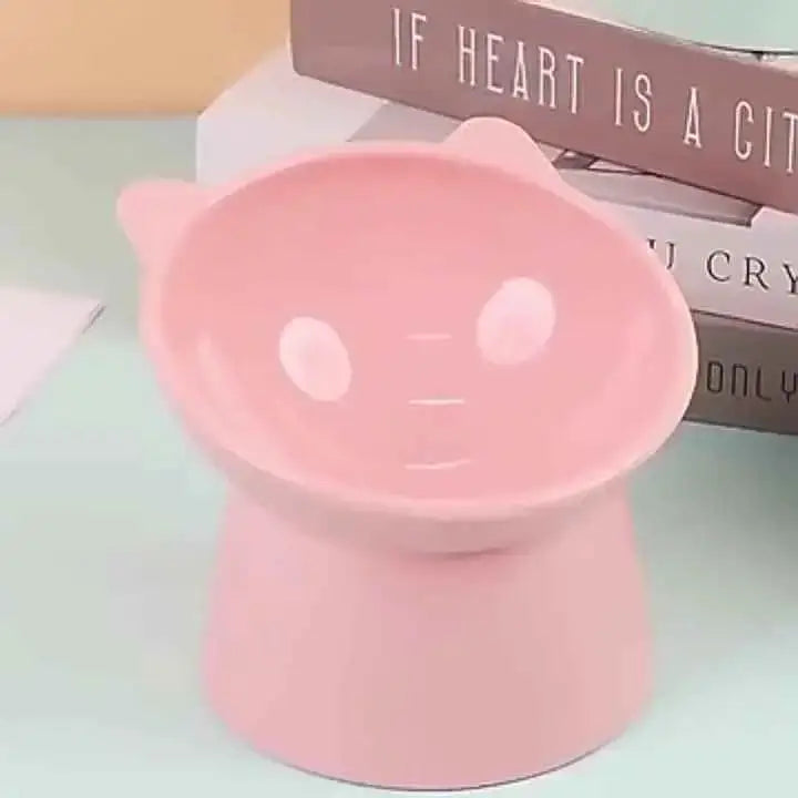 Comedouro Elevado Anti Engasgo Ergonômico para Pets | Caprioli Shop e Bebedouro Rosa / 1