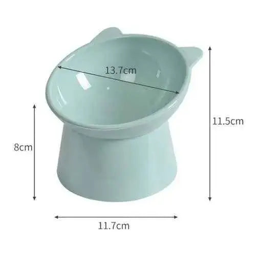 Comedouro Elevado Anti Engasgo Ergonômico para Pets | Caprioli Shop e Bebedouro Verde / 1