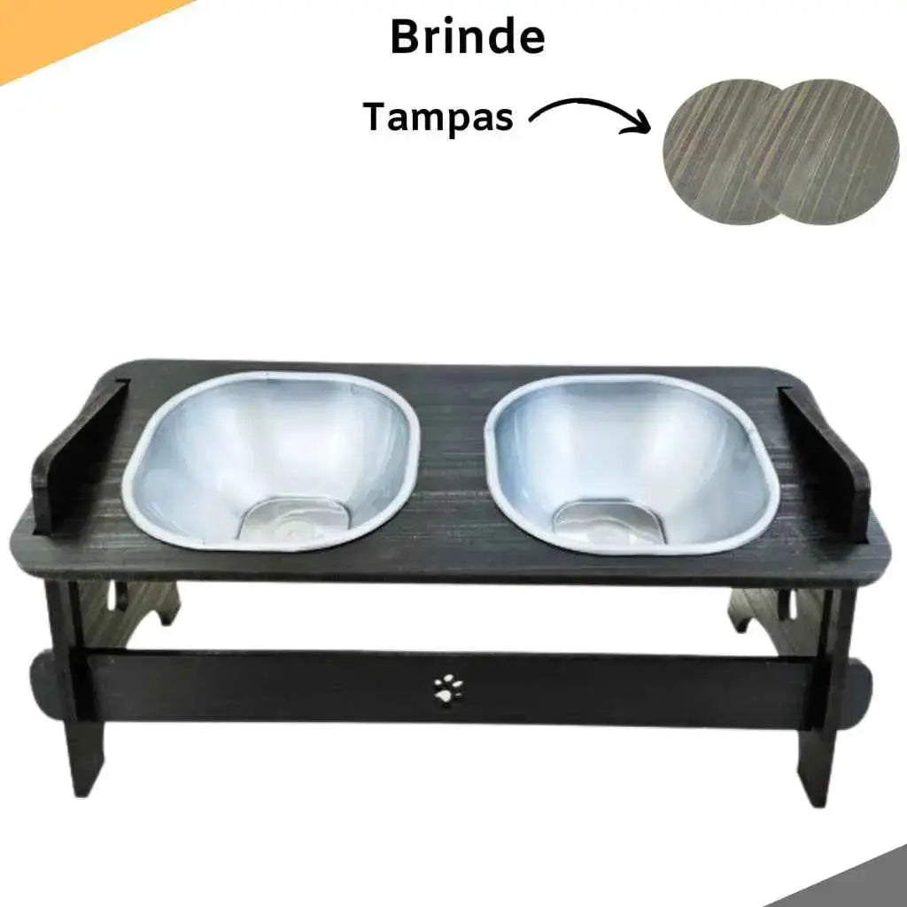 Comedouro Elevado para Pets Conforto e Estilo | Caprioli Shop COMEDOURO E BEBEDOURO
