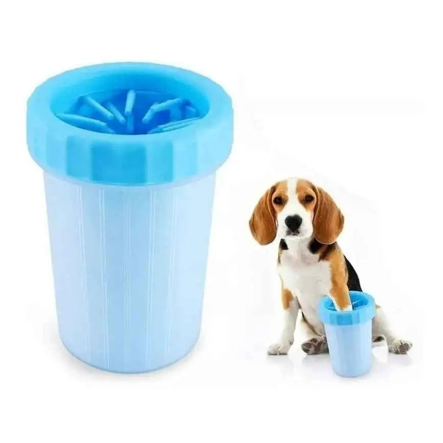 Copo Limpador de Patas para Cães Praticidade e Conforto | Caprioli Shop higiene limpeza cachorro Azul