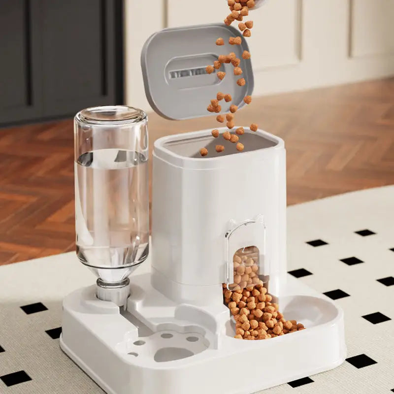 Dispensador de Água Automático para Gatos e Cães I Caprioli Inter Comedouro bebedouro Cinza
