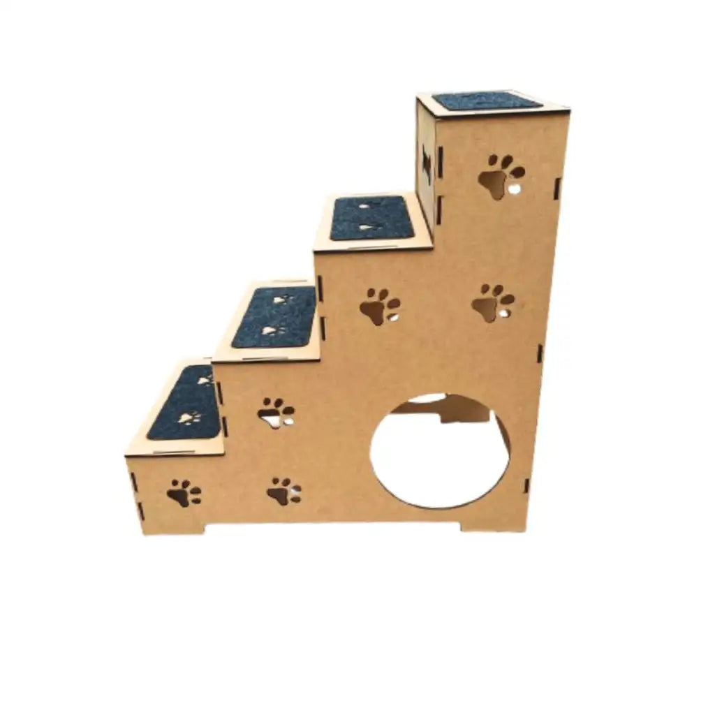 Escadinha Pet 4 Degraus Antiderrapante Estilo e Segurança | Caprioli Shop escada para cachorro