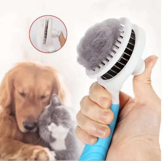 Escova Removedora de Pelos para Pets Conforto e Praticidade | Caprioli Shop Rasqueadeira cachorro