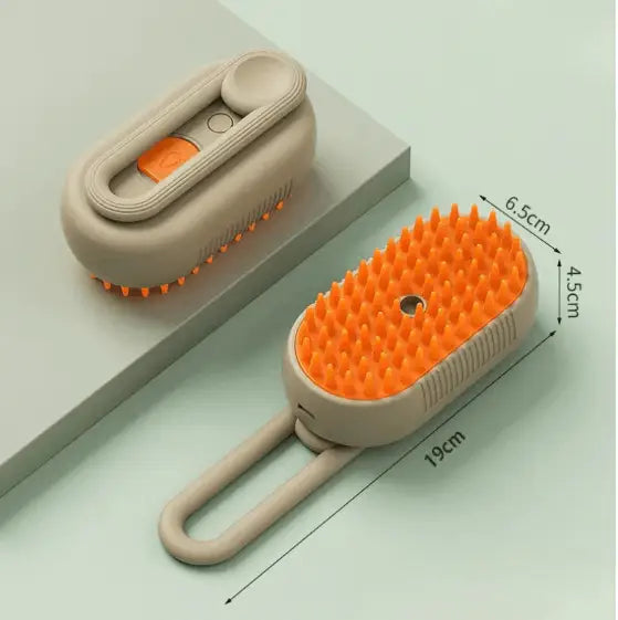 Escova A Vapor 3 em 1 para Pets Conforto e Estilo | Caprioli Shop Rasqueadeira cachorro