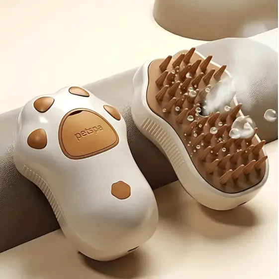 Escova a Vapor 3x1 para Pets Conforto e Estilo | Caprioli Shop Rasqueadeira cachorro Marrom