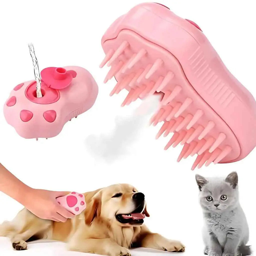 Escova a Vapor 3x1 para Pets Conforto e Estilo | Caprioli Shop Rasqueadeira cachorro