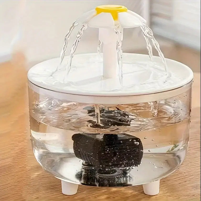 Fonte de Água Elétrica para Gatos Estimula Hidratação Silenciosa + Filtro | Caprioli Inter Bebedouro