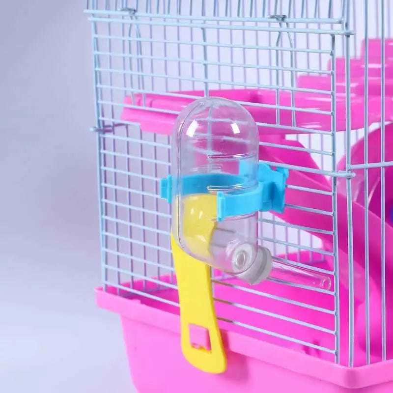 Gaiola Tubo Super Luxo Hamster 2 Andares Moderna + Brinde Bebedouro | Caprioli Shop