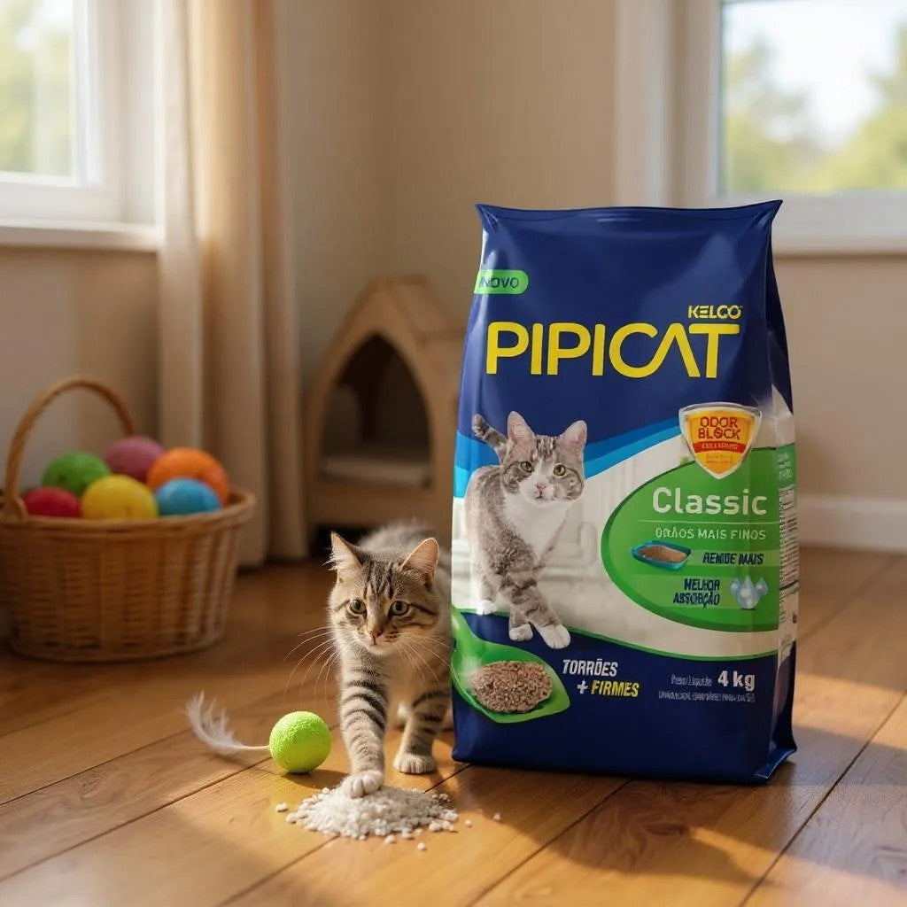 Areia Higiênica Premium para Gatos - Máxima Absorção | Caprioli
