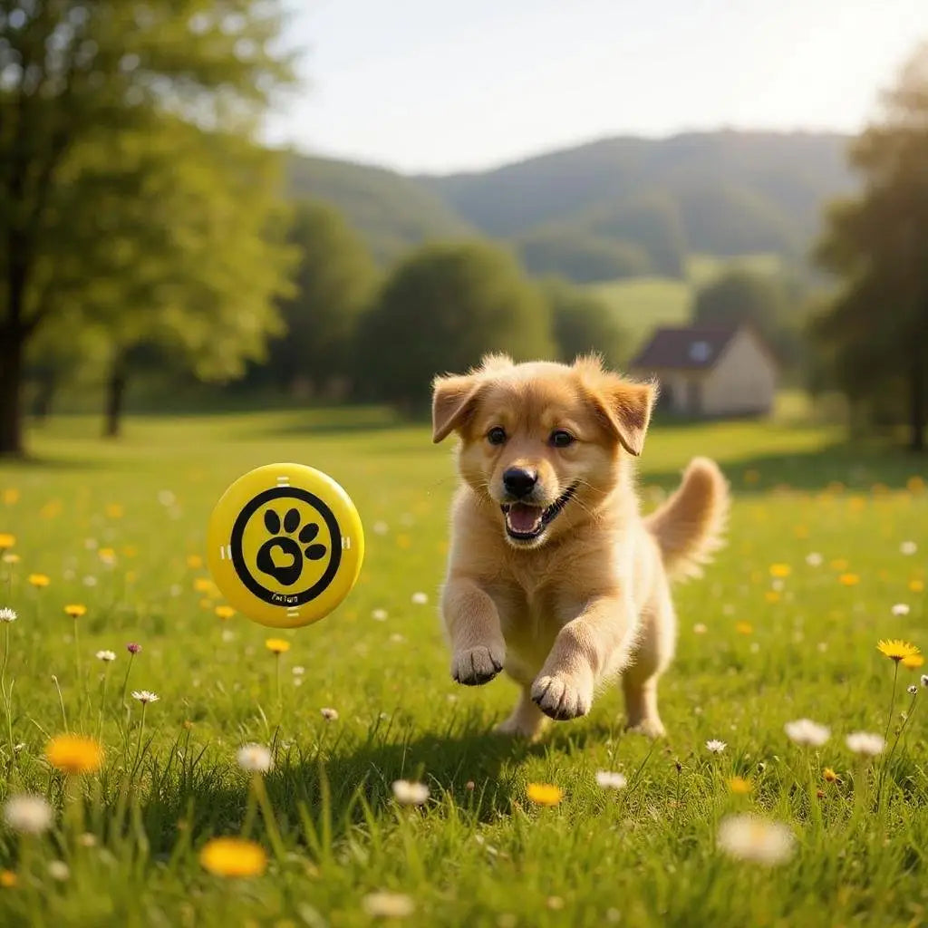 Kit 2 Frisbees Amarelos para Cachorros - Diversão e Exercício | Caprioli Shop - brinquedo para cães