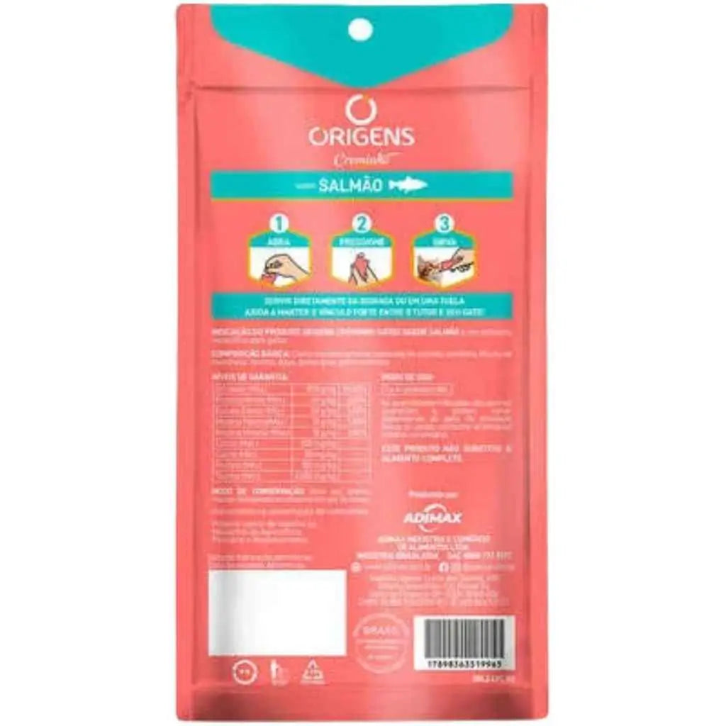 Kit 2 Petiscos Cremosos Salmão para Gatos Sabor Irresistível | Caprioli Shop petisco gatos