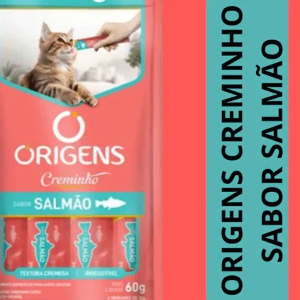 Kit 2 Petiscos Cremosos Salmão para Gatos Sabor Irresistível | Caprioli Shop petisco gatos