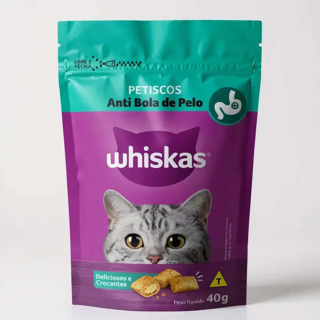 Kit 3un Petisco Whiskas Temptations Gatos - Caprili Shop - petisco para gatos