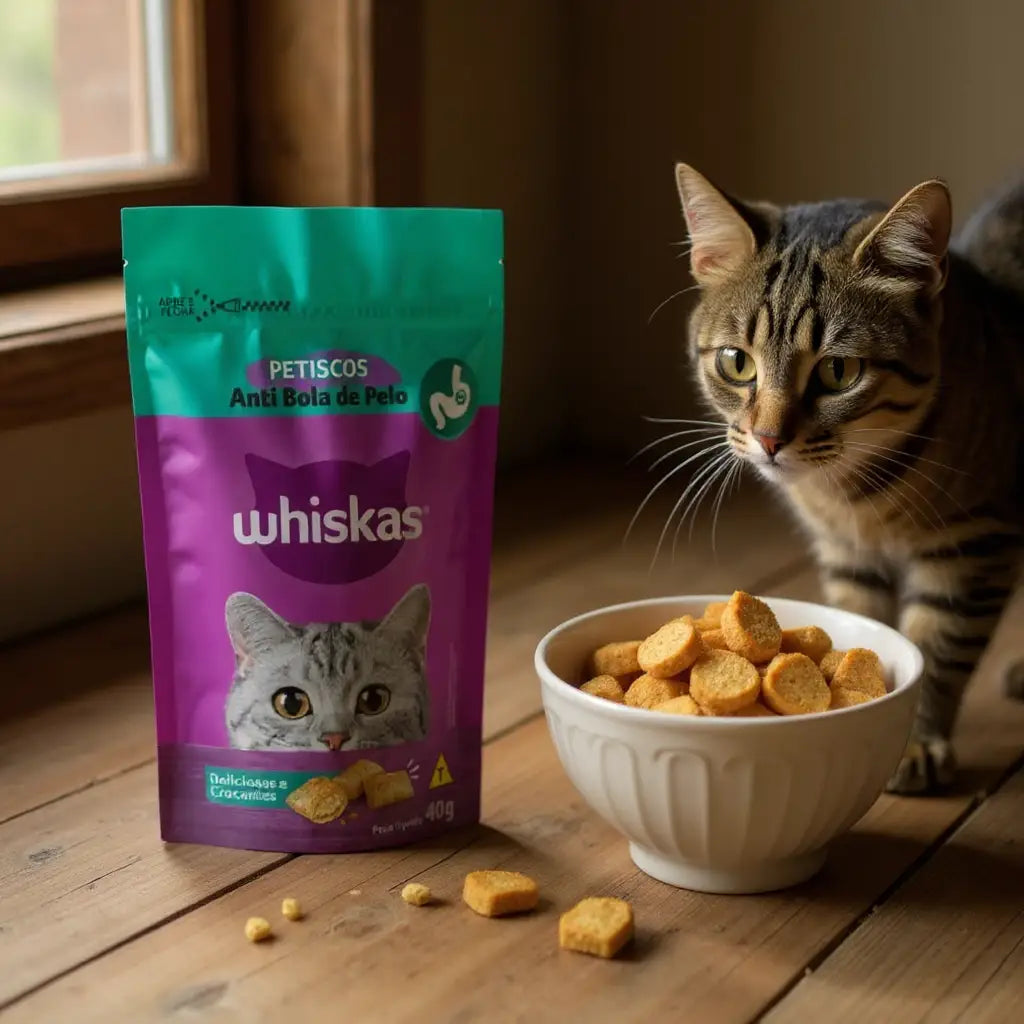 Kit 3un Petisco Whiskas Temptations Gatos - Caprili Shop - petisco para gatos